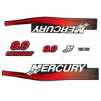 Decals Sticker for Mercury Outboard 2-Stroke 9.9hp (1999–2006) 12836A00