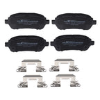 Set of 4 Front Ceramic Brake Pads for Ford Fiesta Mazda 2 (2011–2014)