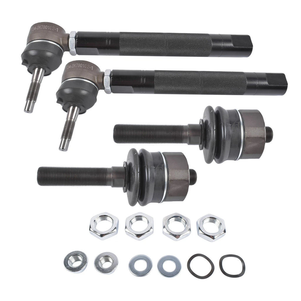 Set of 4 Front Tie Rods for Chevy Silverado GMC Sierra 1500 2500 (1999–2007)