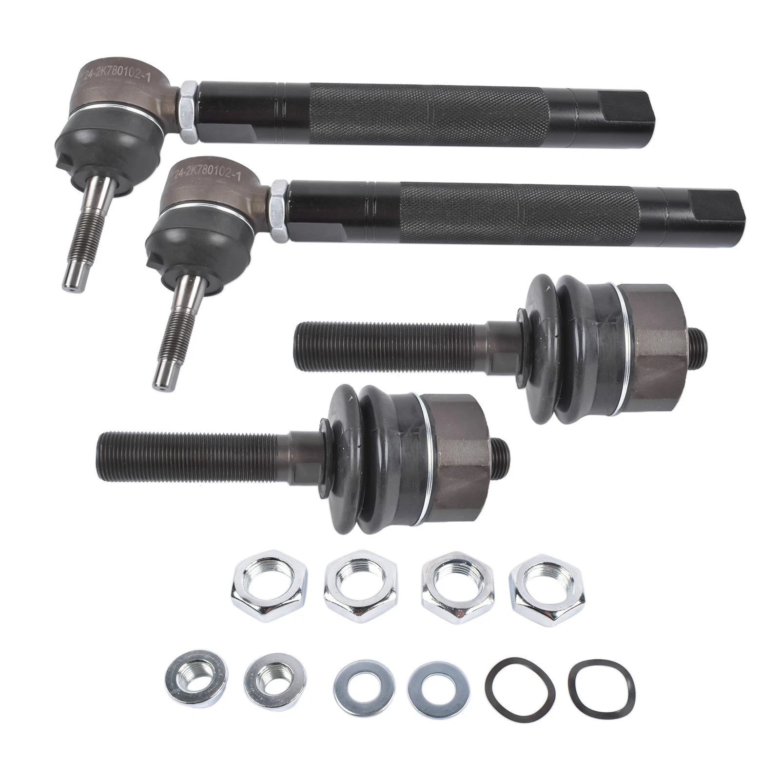 Set of 4 Front Tie Rods for Chevy Silverado GMC Sierra 1500 2500 (1999–2007)