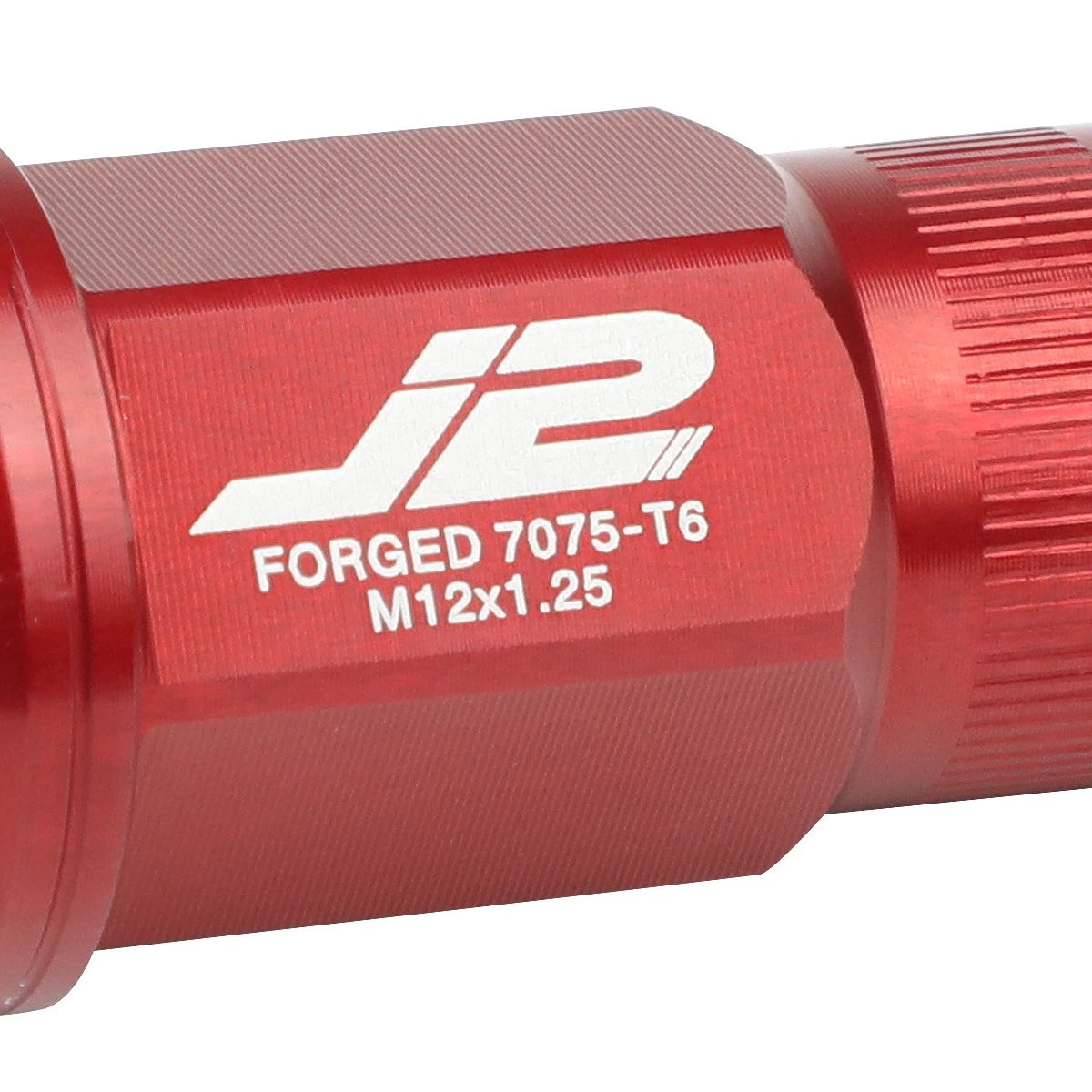 Set of 20 J2 7075 Forged Aluminum M12x1.25 Open-End Lug Nuts for
