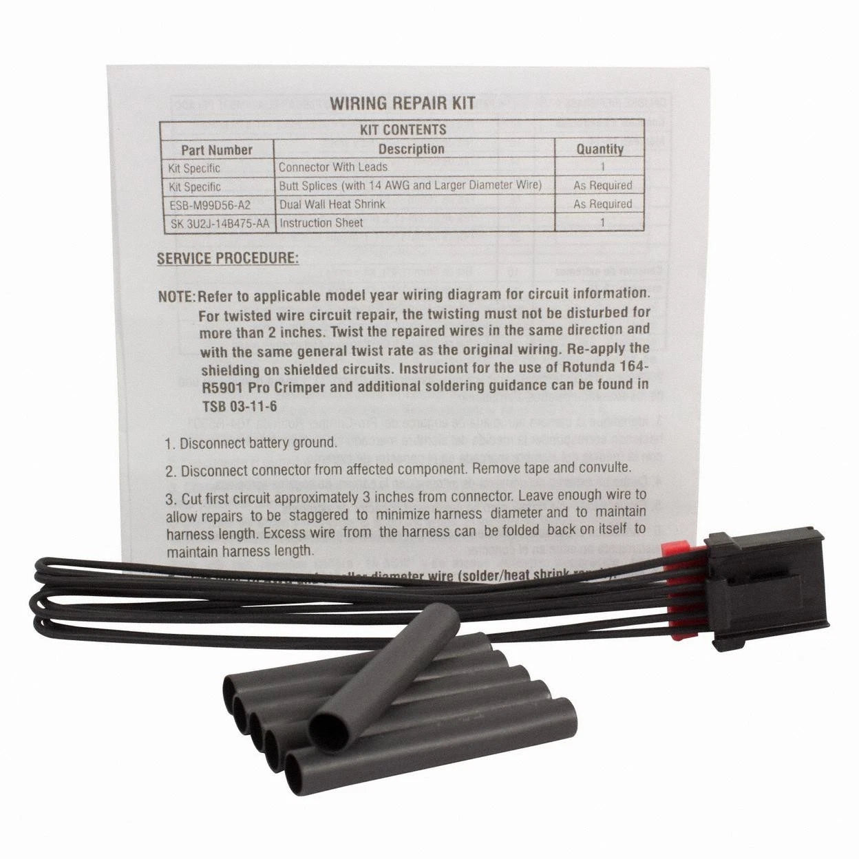 HVAC Blend Door Motor Connector for Ford Fusion (2010–2012) WPT-1255