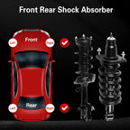 Set of 4 Shock Struts with Coil Springs for Honda CR-V (2007-2011)