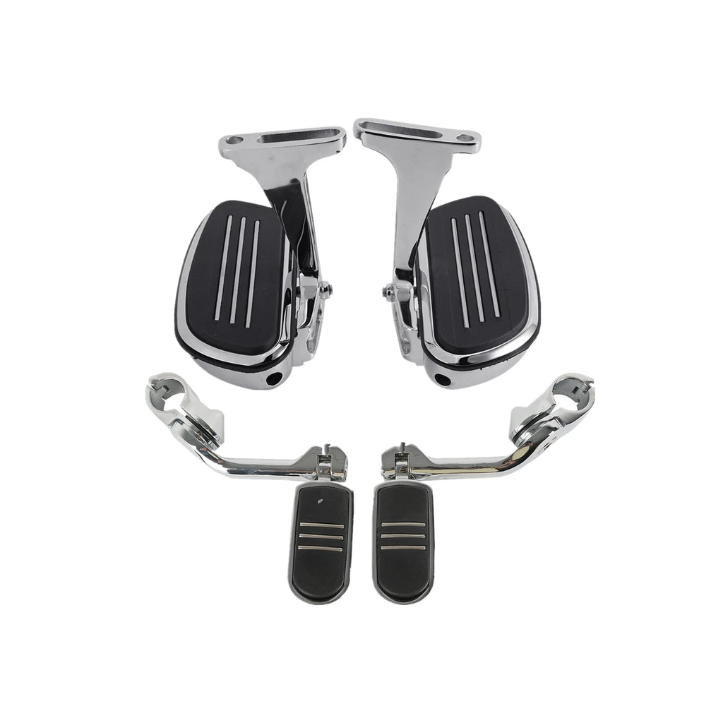 Passenger Floorboards & Foot Pegs for Harley Street Glide (1993–2023)