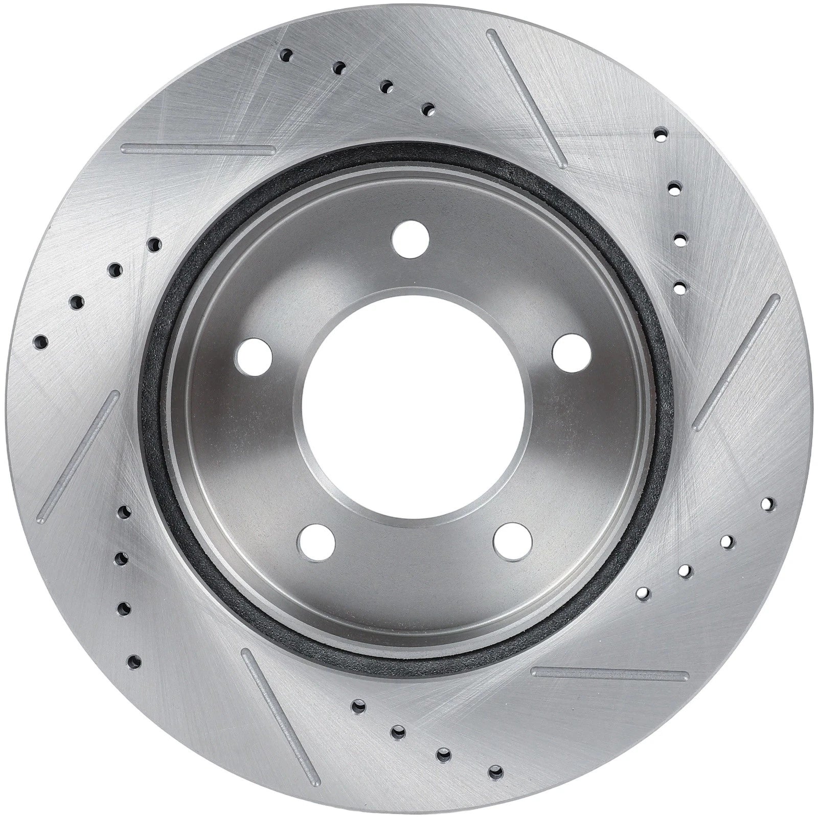 Front Drilled & Slotted Brake Rotors for Ford F-150 (1997–2003) 4WD