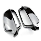 Black RearviewSide Mirror Cap Covers for Audi A4/S4 (2010-2016)