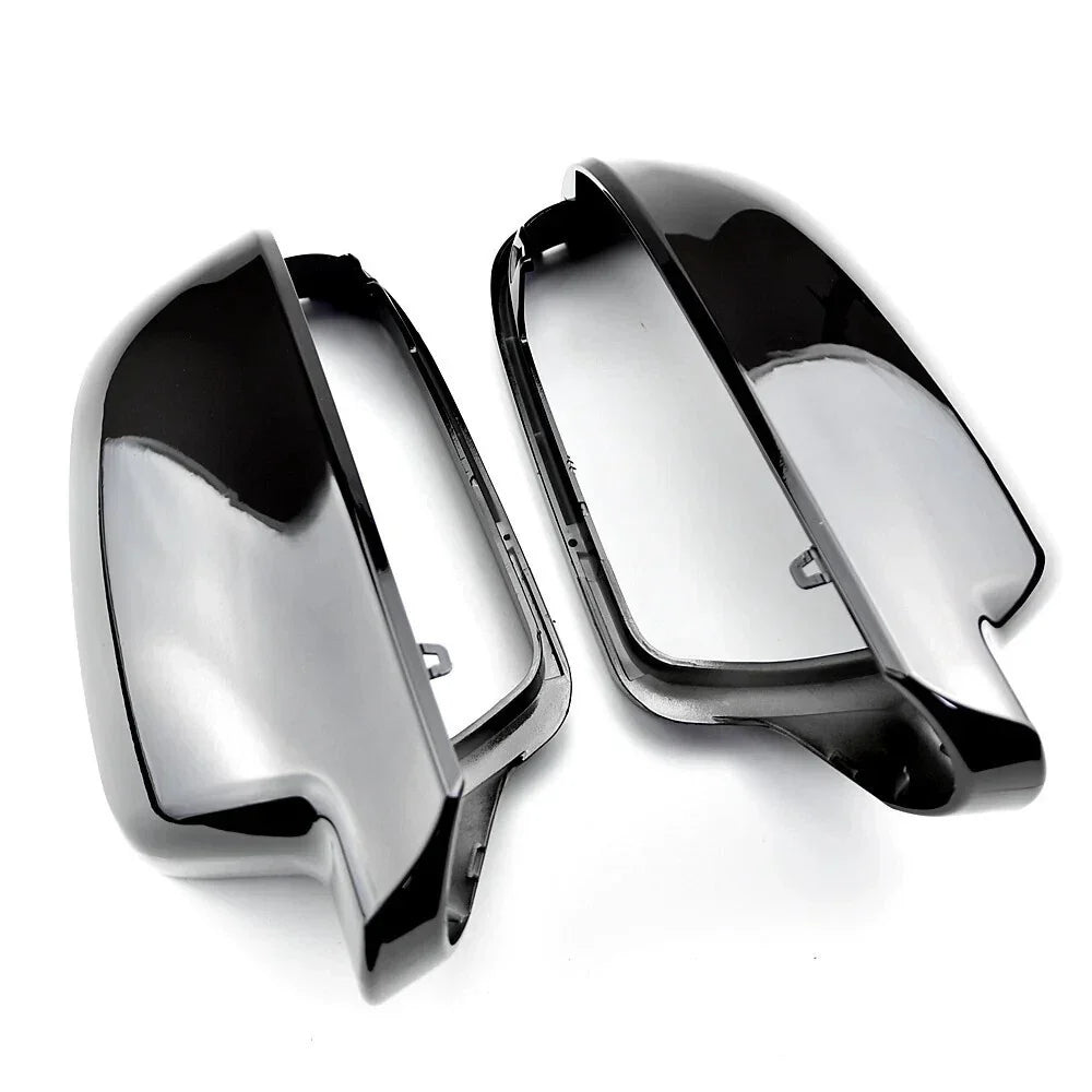 Black RearviewSide Mirror Cap Covers for Audi A4/S4 (2010-2016)