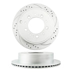 Rear Drilled Slotted Brake Kit for Toyota Sequoia (2013–2021)