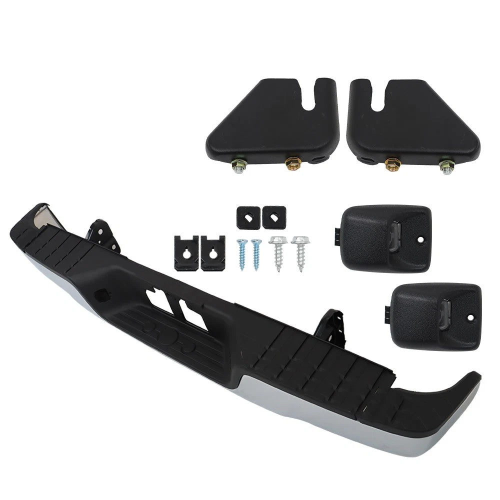 Chrome Rear Bumper for Toyota Tundra (2007–2013) - Complete with Hardware