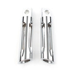 CNC Chrome Motor Foot Pegs Footrest for Harley Touring Sportster Dyna Softail