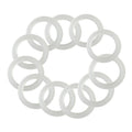 10PCS PTFE Gasket for Tri Clover Sanitary Clamp 1.5in (35mm)