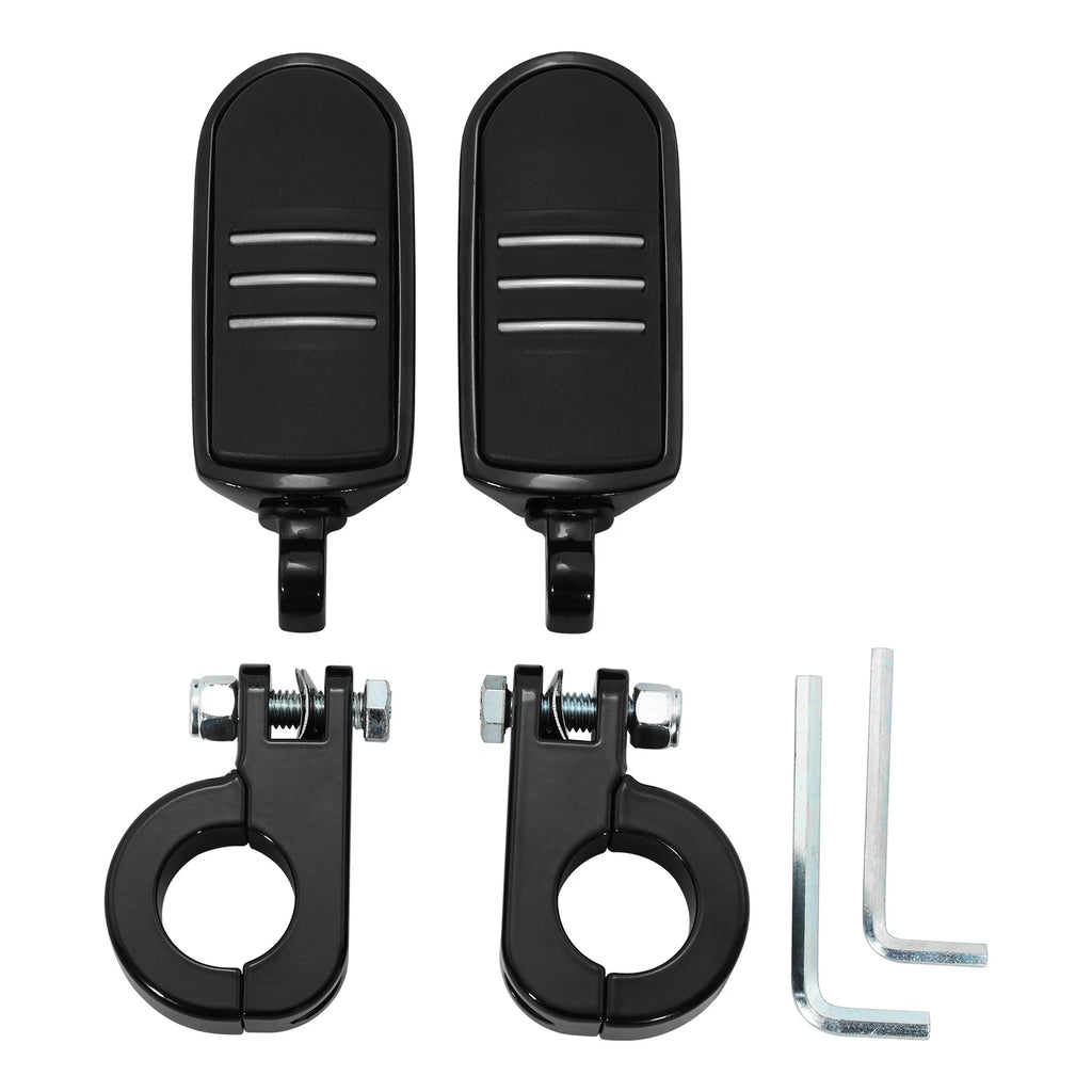 1.25" Pegstreamliner Highway Engine Guard Foot Pegs for Harley Touring