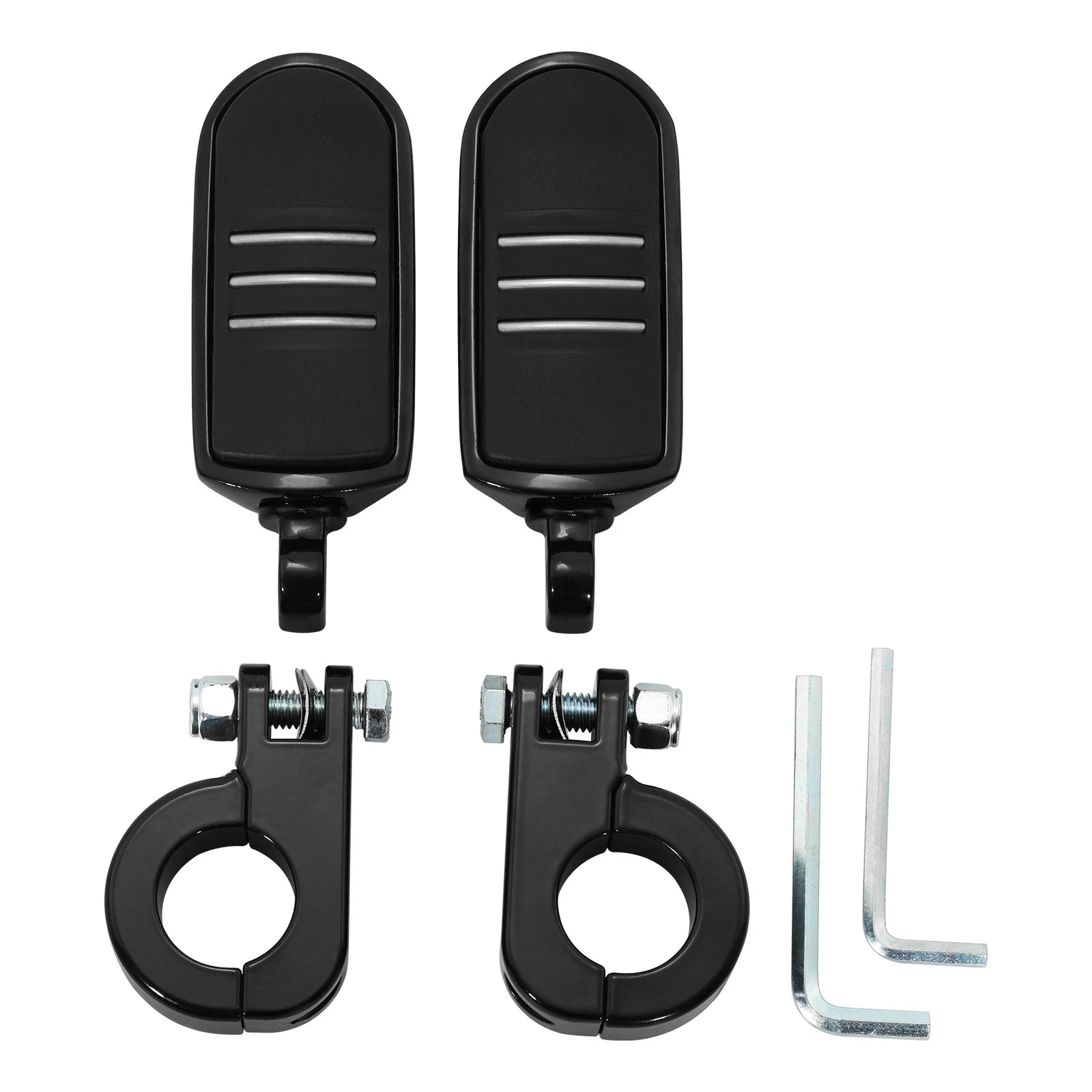 1.25" Pegstreamliner Highway Engine Guard Foot Pegs for Harley Touring