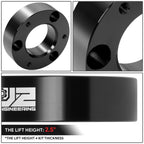 2.5" Aluminum Strut Top Mount Lift Kit Spacer for Silverado Sierra 1500 (2007–2022)