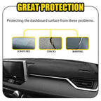 Black Non-Slip Dashboard Cover for Toyota RAV4 (2019–2024)