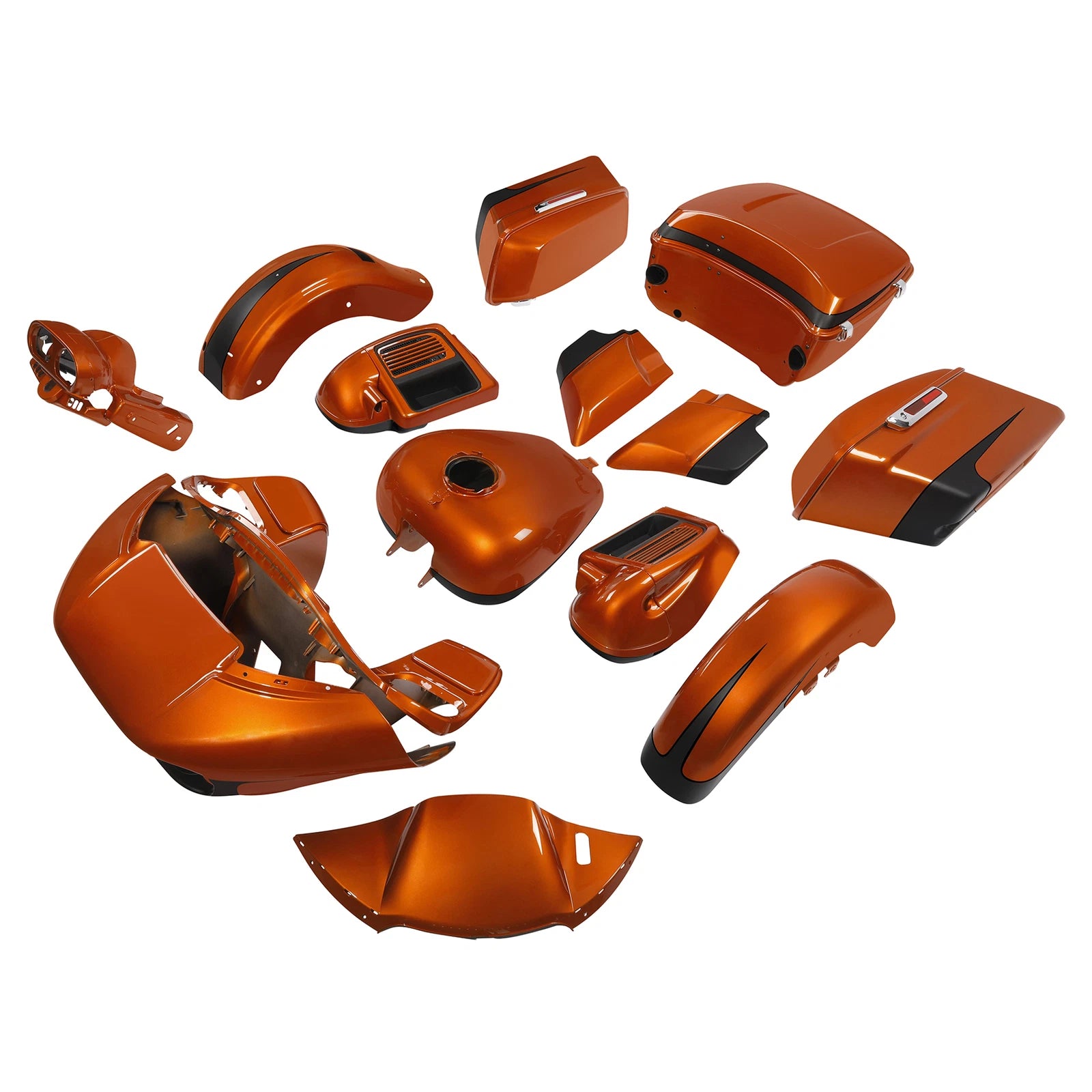Fairing Bodywork Kit for Harley Road Glide Limited (2015–2023) Scorched Orange