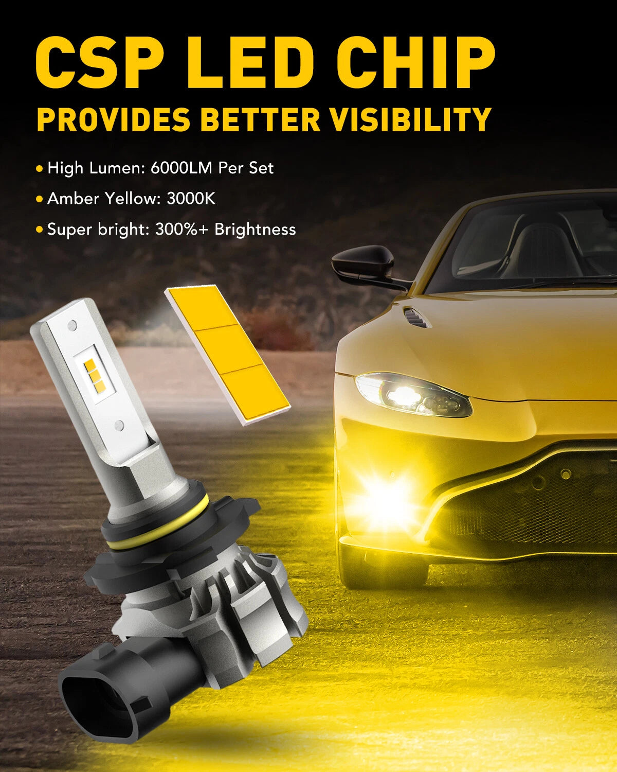 Set of 2 LED Fog Light Bulbs for Ford F150 (2004–2022)