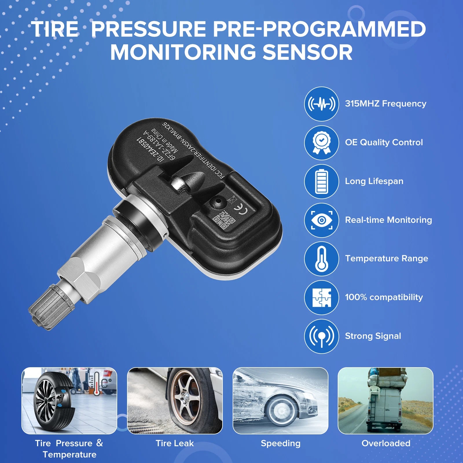 Tire Pressure Sensor for Ford Escape (2005-2012)