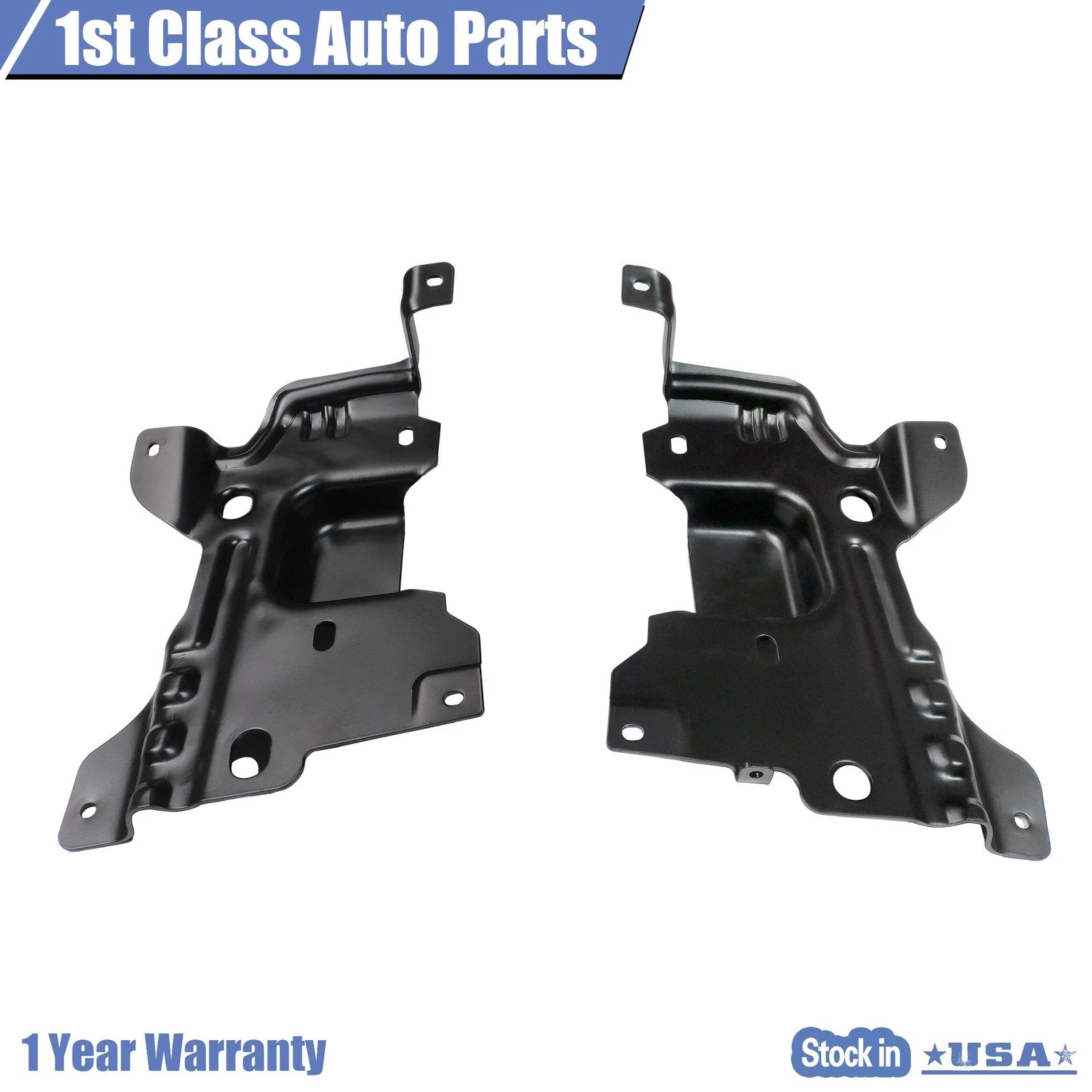 2X Front Bumper Bracket Set for Ford F-150 (2009-2014)