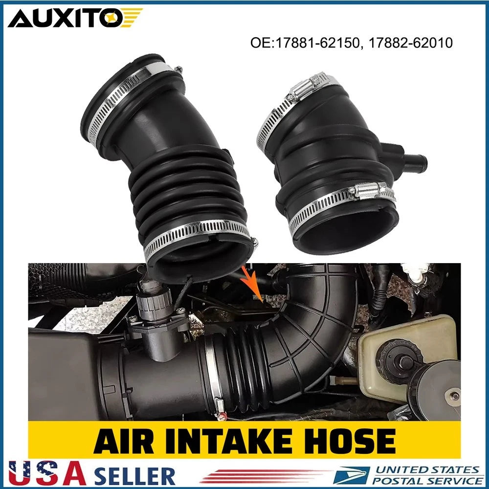 2 Air Intake Hoses with Clamps for Toyota 4Runner (1999–2000) 3.4L V6