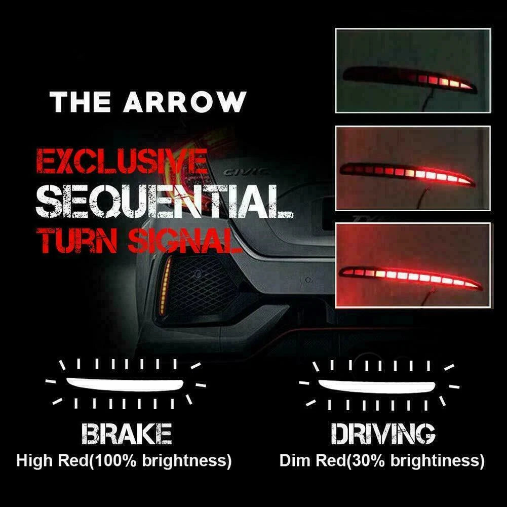 LED Tail Brake Light for Honda Civic Hatchback (2017–2022)