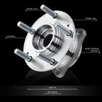 Front Left/Right Wheel Bearing & Hub for Sonata, Optima, Sportage, Tucson (2015–2022)