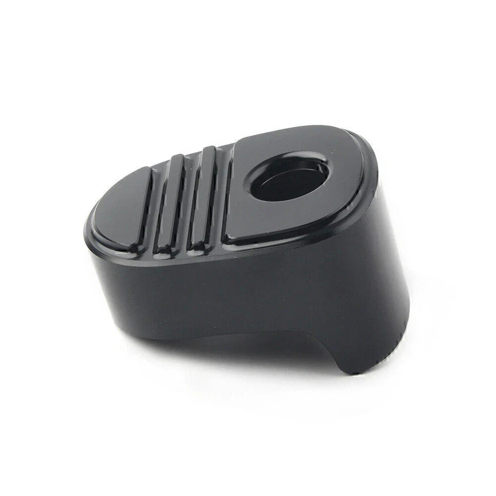 Black Tri Line Ignition Switch Cover for Harley Electra Road Glide (2014-2018)