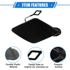 Tow Hook Eye Hole Cover for BMW 320i (2013–2018) - Plastic Black
