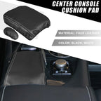 Center Console Pad Kit Armrest Cover for Lexus RX350 (2015-2022) Black White