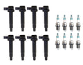 Set of 8 Ignition Coils & Iridium Spark Plugs for Lexus Toyota V8