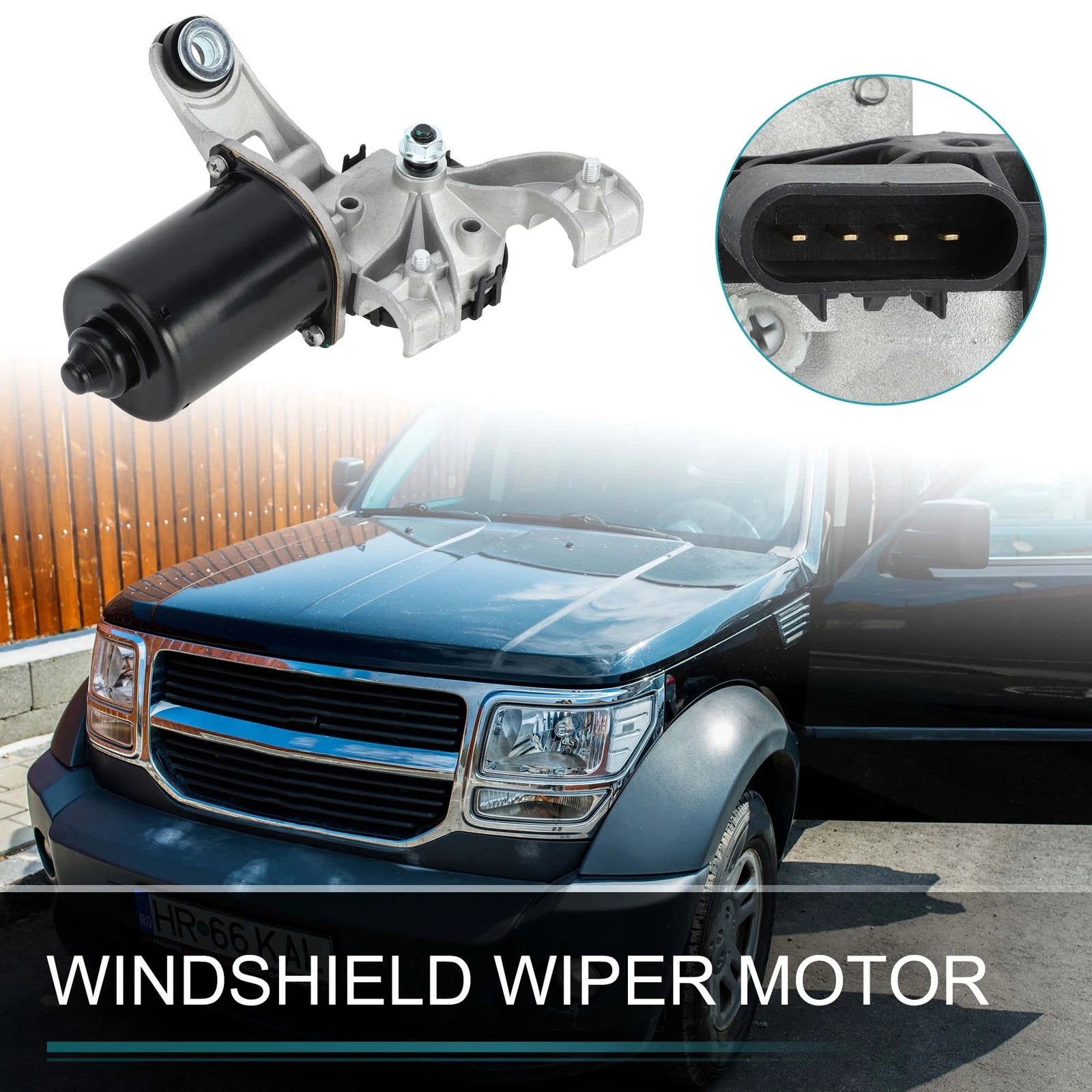Front Windshield Wiper Motor for Dodge Nitro (2007–2011) No. 68020720AA/68020720AB