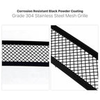 Bumper Black Mesh Grille Insert for Frontier Pathfinder (2005-2021)