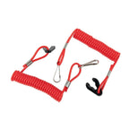 2X Outboard Engine Kill Switch Lanyard Clips for Boat