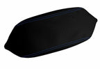 Carbon Fiber Console Lid Armrest Cover for Dodge Dart (2013–2016) Blue Stitch