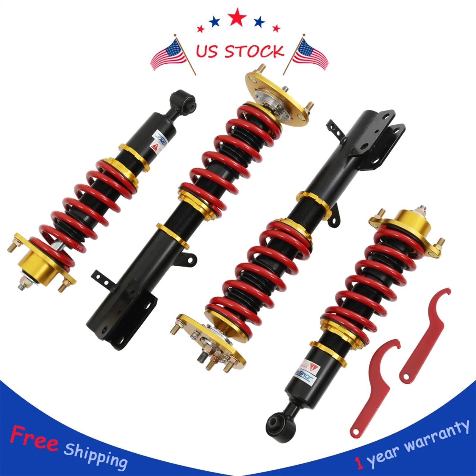 Coilovers for Jeep Compass (2007–2016) & Dodge Caliber (2007–2012)