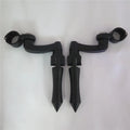 1 Inch Black Peg Mounting Stick for Honda GoldWing VTX1300 Shadow Valkyrie (2001–2008)