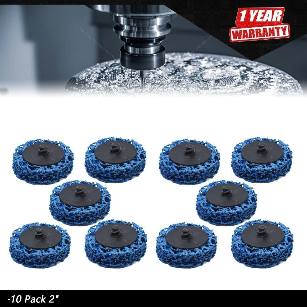 Set of 10 Easy Strip & Clean Discs for Paint Rust Removal
