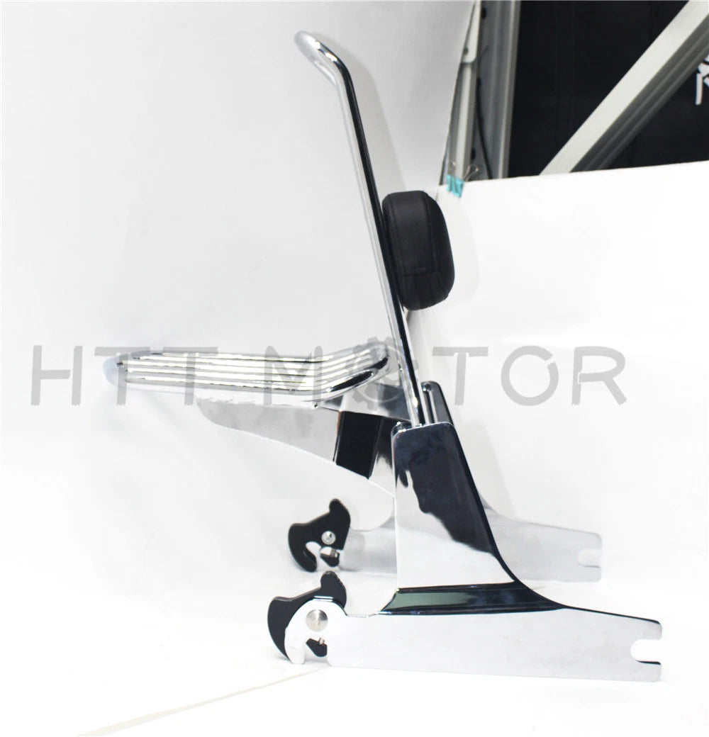 Detachable sissybar backrest luggage rack for Harley Dyna (2007–2016)