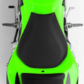 Front Driver's Seat Saddle for Kawasaki Ninja ZX10R (2006–2007) Black