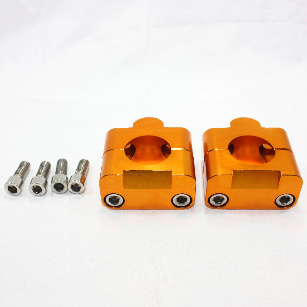 CNC Gold Handle Bar Clamp Riser for Pit Pro Trail Dirt Quad Bike ATV (7/8" to 1-1/8")