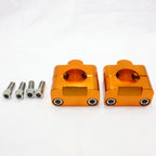 CNC Gold Handle Bar Clamp Riser for Pit Pro Trail Dirt Quad Bike ATV (7/8" to 1-1/8")
