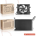 AC condenser and cooling fan assembly for Ford Crown Victoria (1992–2011)