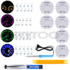 Set of 4 T10 Blue Halogen Bulbs for Chevrolet (W5W 168 194)