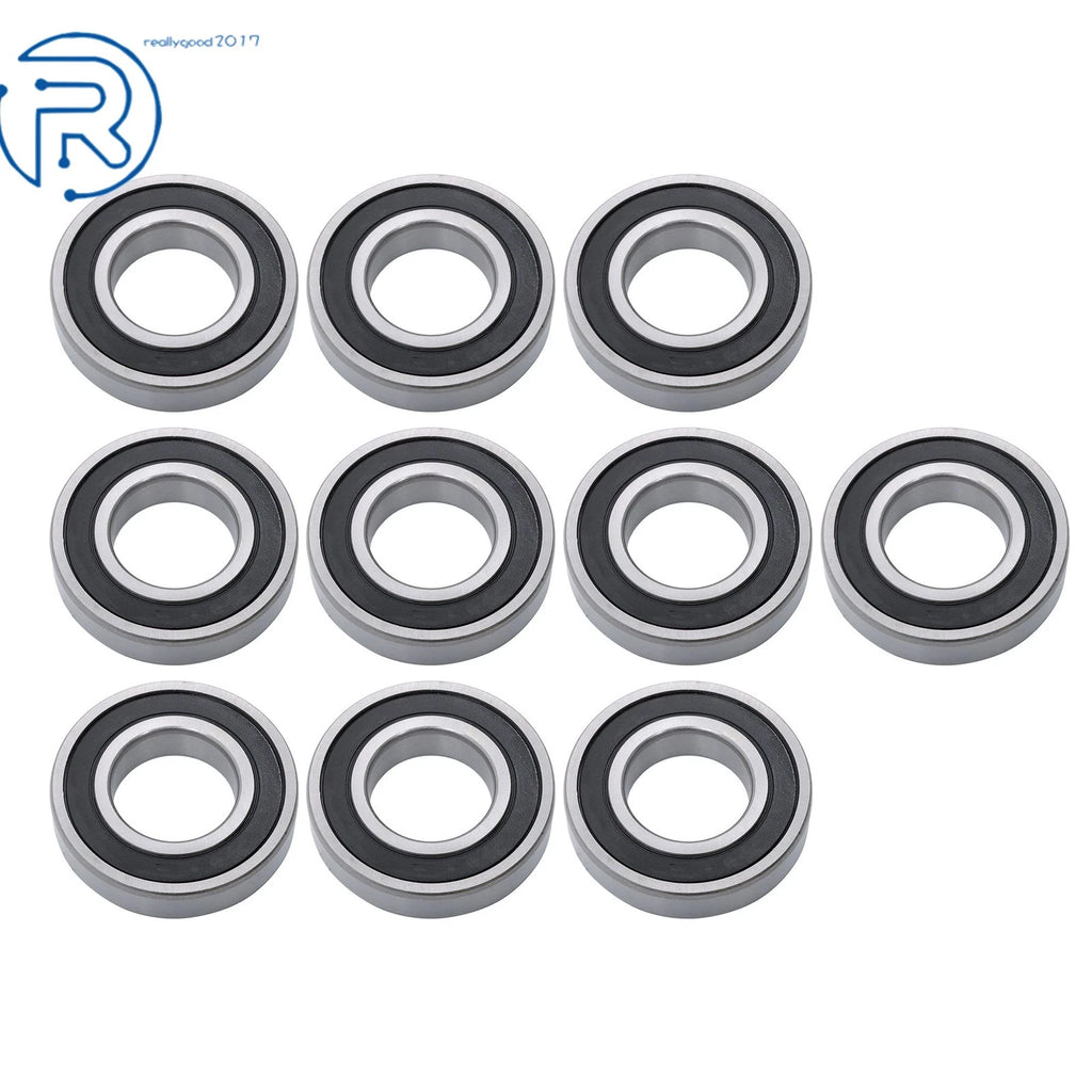 Set of 10 Deep Groove Ball Bearings 40mm Inner Dia 80mm OD