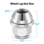 20PCS M12x1.5 Lug Nuts for Ford Fusion Escape (2013-2020)