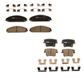 Set of 4 TRW Pro Ceramic Brake Pads for Dodge Challenger Charger Magnum 300 (2005–2010)