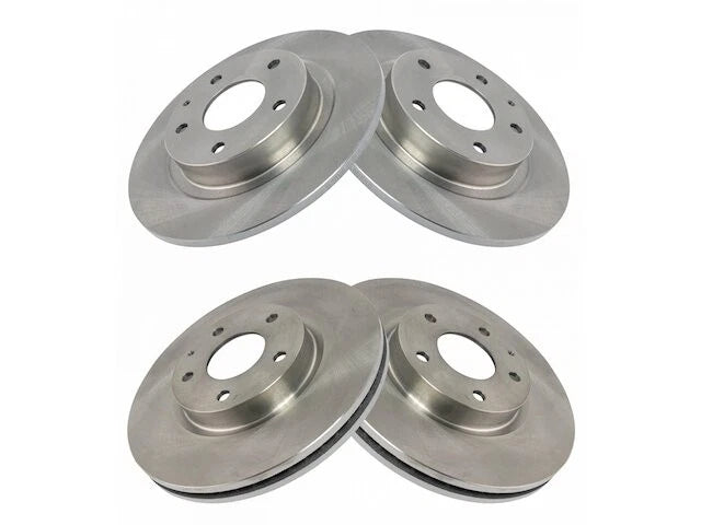 Set of 2 Front and Rear Brake Rotors for Mazda 6 (2014–2018) HH987HC