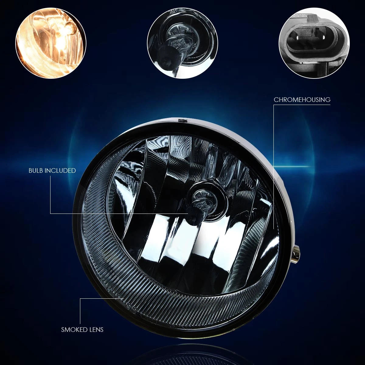 LED Halo Ring Projector Headlight for Ford Super Duty (2011–2016)
