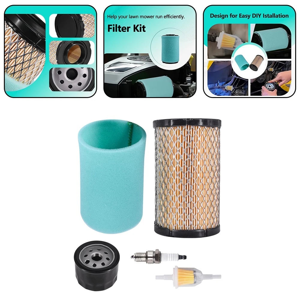 5-Piece Air Filter Oil Change Kit for Lawn Mowers (Compatible Models)