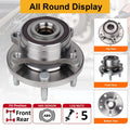 Front or Rear Wheel Bearing Hubs for Ford Explorer Police Interceptor (2013–2023)